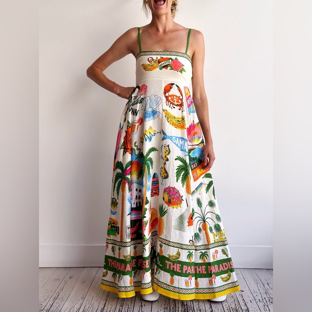 🦜🍌 Paradise Inn Sundress 🍌🦜